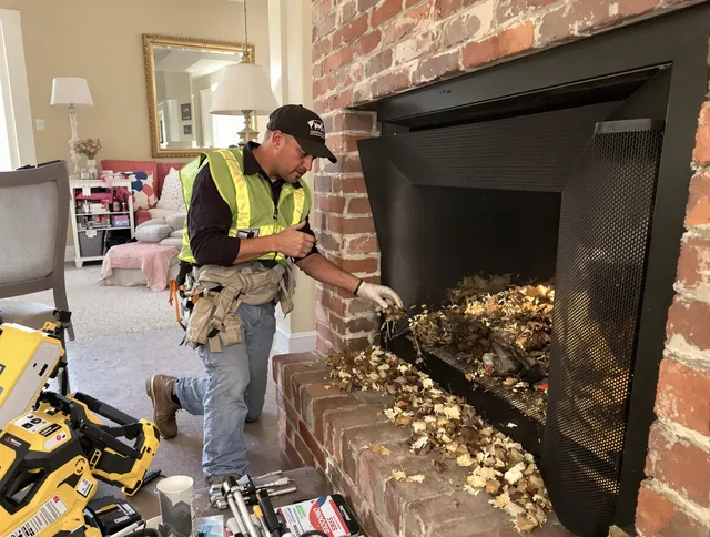 Safe screening installation by Lakeland Chimney Sweep in Lakeland, FL