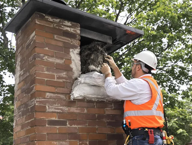 Humane removal of debris and animals by Lakeland Chimney Sweep in Lakeland, FL