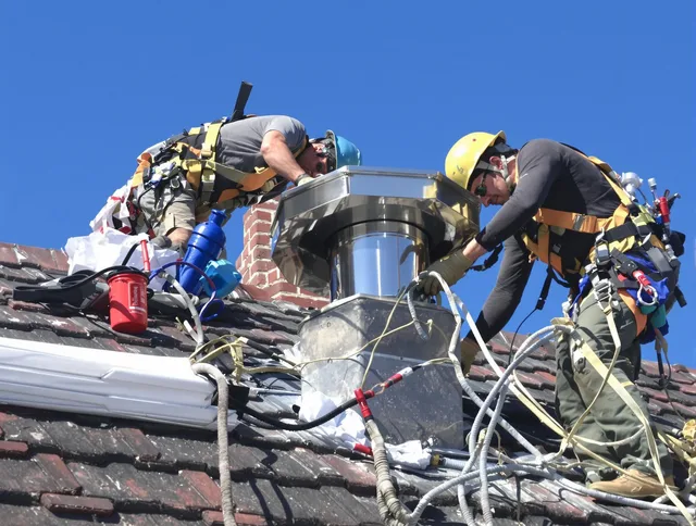 Protective chimney cap installed by Lakeland Chimney Sweep in Lakeland, FL