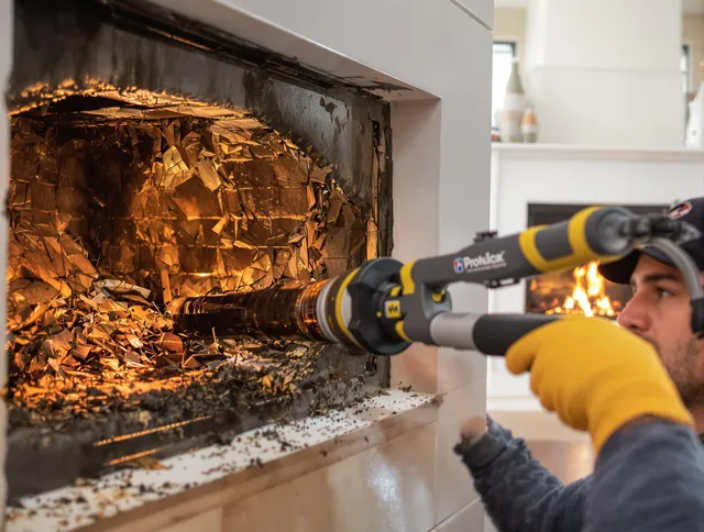 Professional chimney cleaning by Lakeland Chimney Sweep in Lakeland, FL
