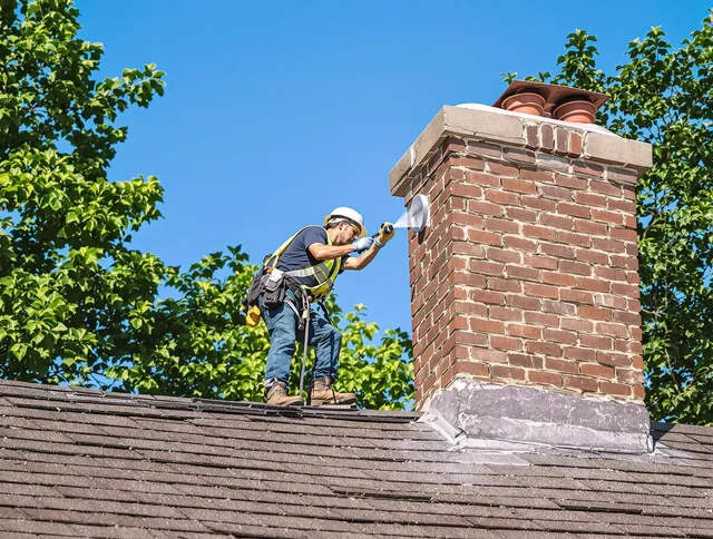 Lakeland Chimney Sweep performing an inspection with advanced tools in Lakeland, FL