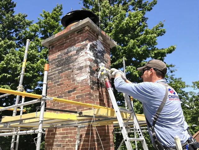 Structural chimney repair by Lakeland Chimney Sweep in Lakeland, FL