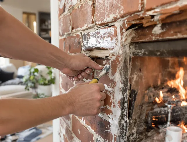 Routine fireplace repair by Lakeland Chimney Sweep in Lakeland, FL